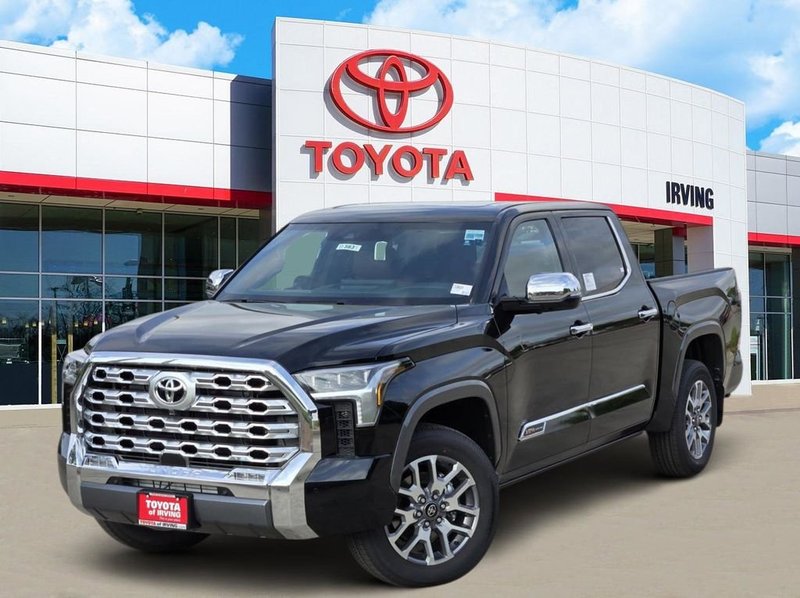 2026 Toyota Tundra 1794 Edition in Midnight Black Metallic — front three-quarter view