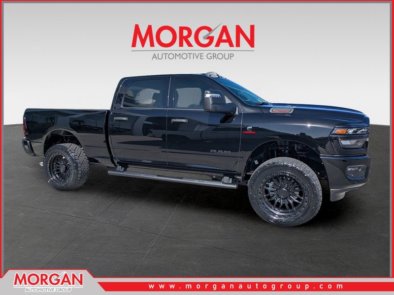 2026 Ram 2500 Big Horn in Black — front three-quarter view