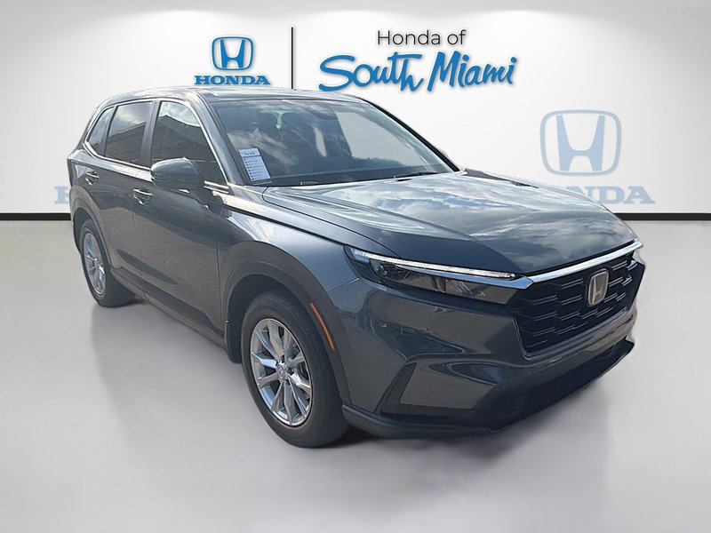 2025 Honda CR-V EX in sparkle silver alloy metallic — front three-quarter view