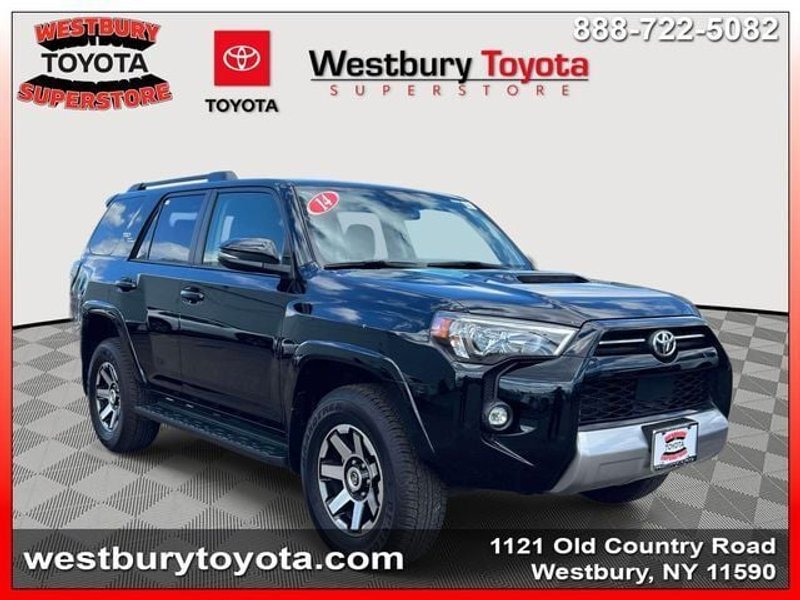 2024 Toyota 4Runner TRD Off-Road Premium in Midnight Black Metallic — front three-quarter view