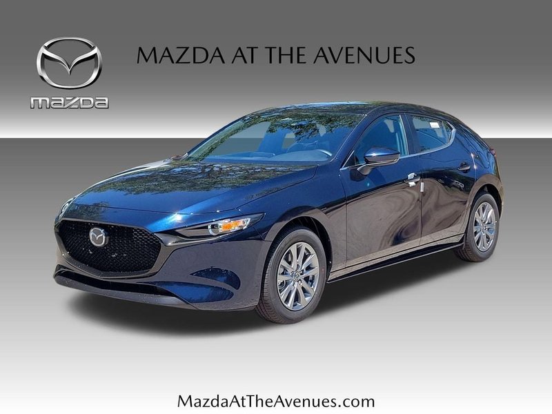 2026 Mazda Mazda3 3 2.5 S Base in Blue — front three-quarter view