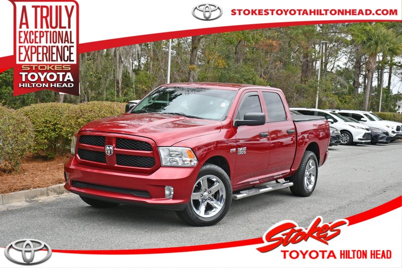 2014 Ram 1500 Express in Red — front three-quarter view