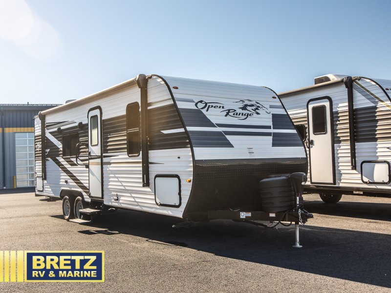 2022 Highland Ridge RV Open Range Conventional — front three-quarter view