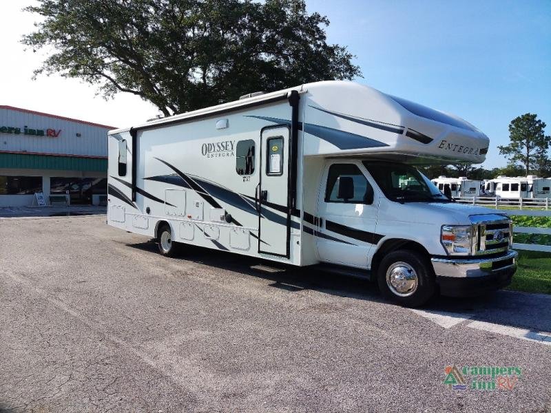 2025 Entegra Coach Odyssey — front three-quarter view