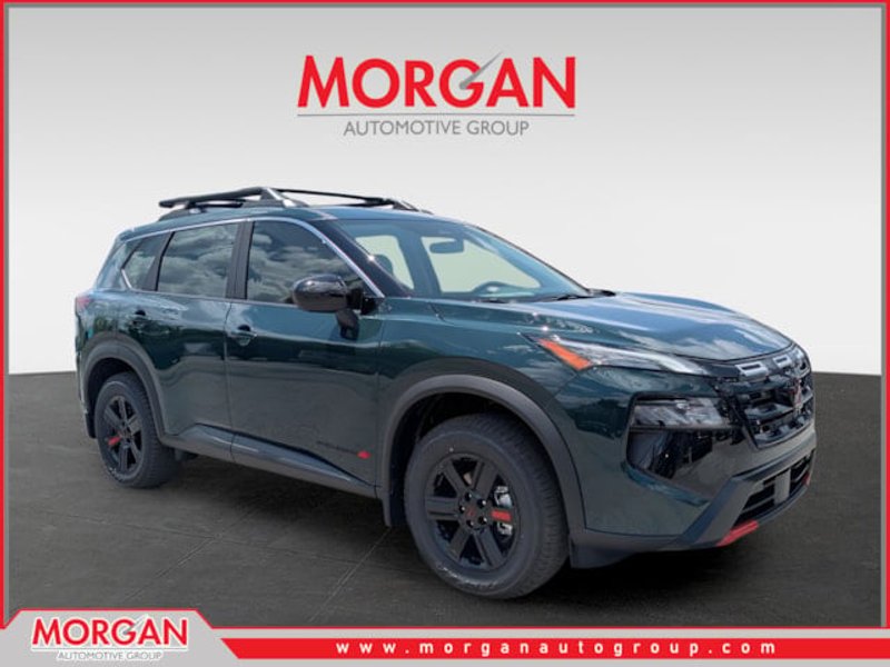 2026 Nissan Rogue Rock Creek in Black — front three-quarter view