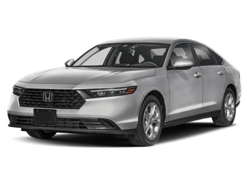 2026 Honda Accord LX in Silver — front three-quarter view