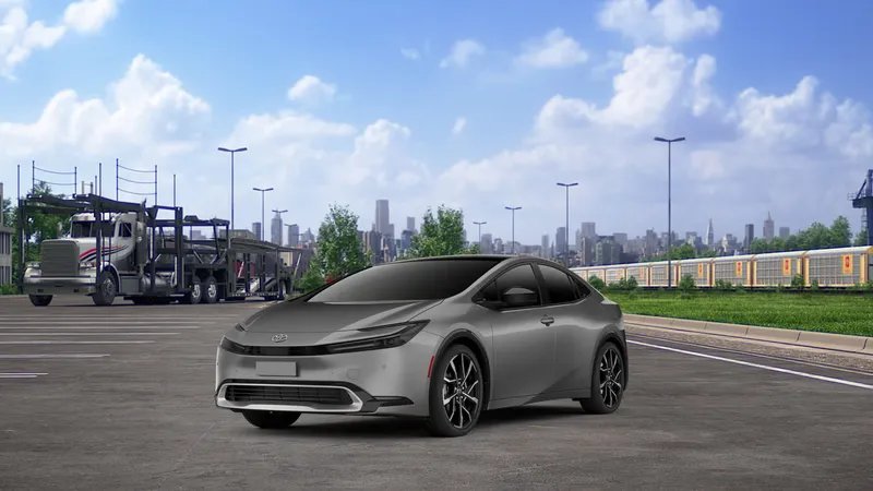 2026 Toyota Prius Plug-in Hybrid XSE — front three-quarter view