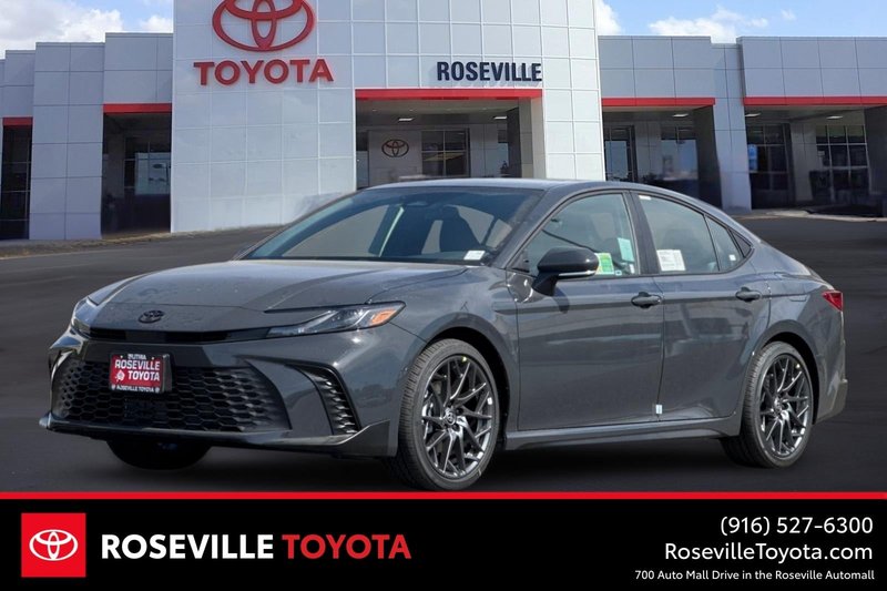 2026 Toyota Camry — front three-quarter view
