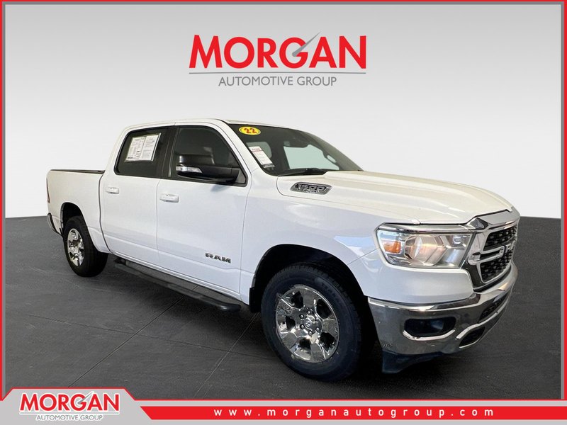 2022 Ram 1500 Big Horn/Lone Star in Bright White Clearcoat — front three-quarter view