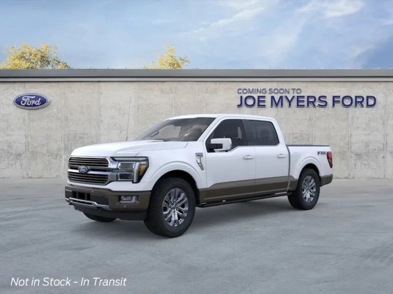 2026 Ford F-150 in Star White Tri-Coat — front three-quarter view
