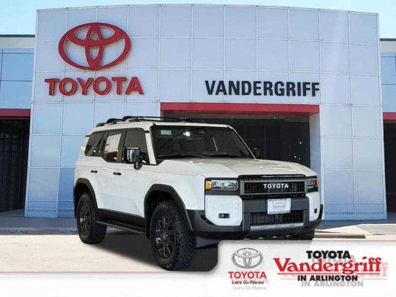 2026 Toyota Land Cruiser N/A in Ice Cap — front three-quarter view