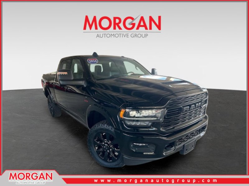2024 Ram 2500 Limited in Black — front three-quarter view