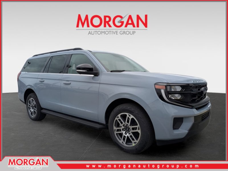 2026 Ford Expedition Max Active in Gray — front three-quarter view