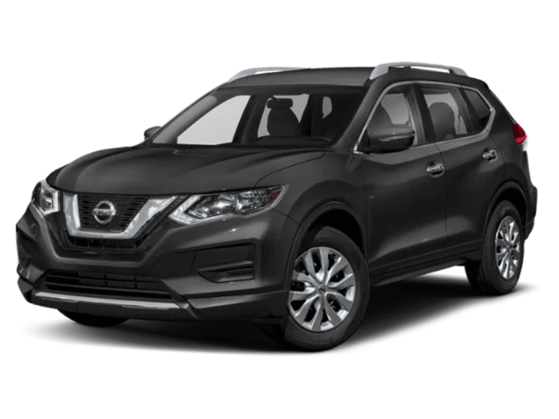 2017 Nissan Rogue SV in Gray — front three-quarter view