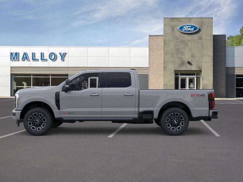 2026 Ford Super Duty F-350 Platinum in Avalanche — front three-quarter view