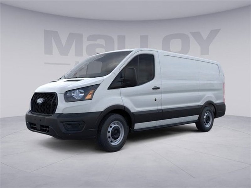 2026 Ford Transit Cargo Van Base in Oxford White — front three-quarter view