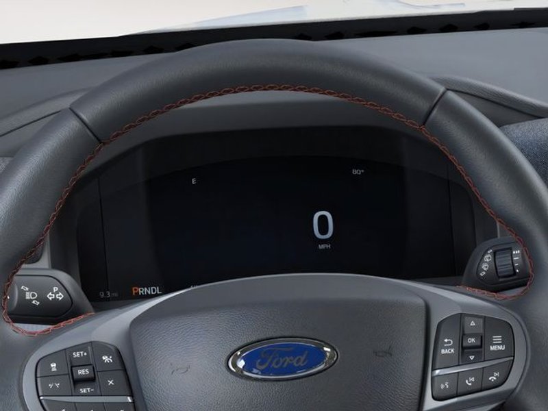 2026 Ford Explorer Active in Space White Metallic — front three-quarter view