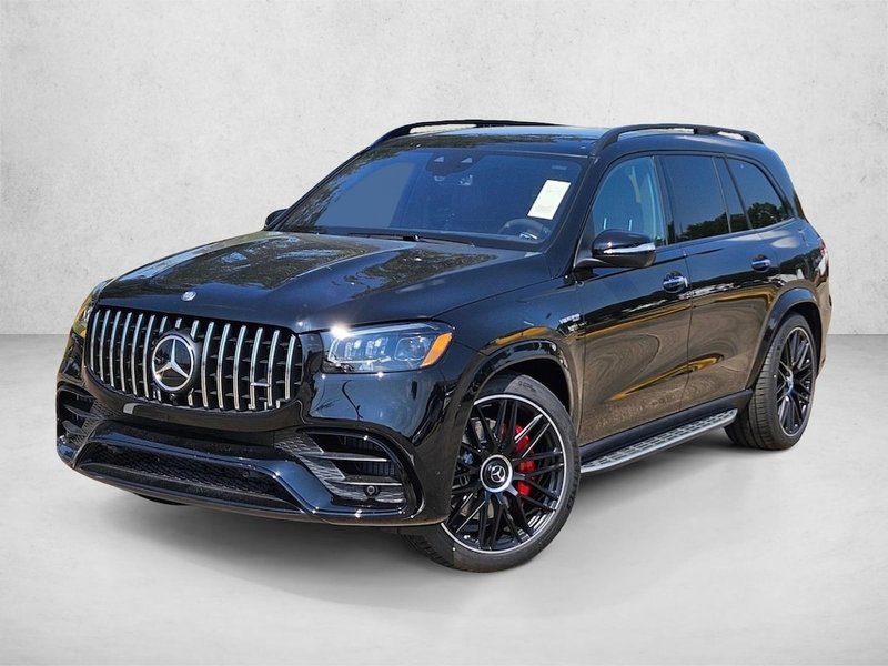 2026 Mercedes-Benz AMG GLS 63 AMG ® GLS 63 4MATIC+ ® SUV in Obsidian Black — front three-quarter view