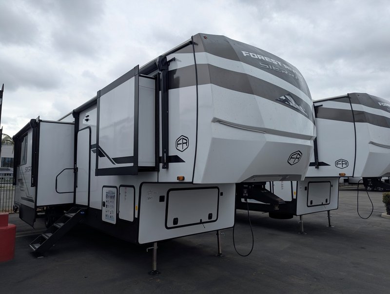 2026 Forest River Sierra — front three-quarter view
