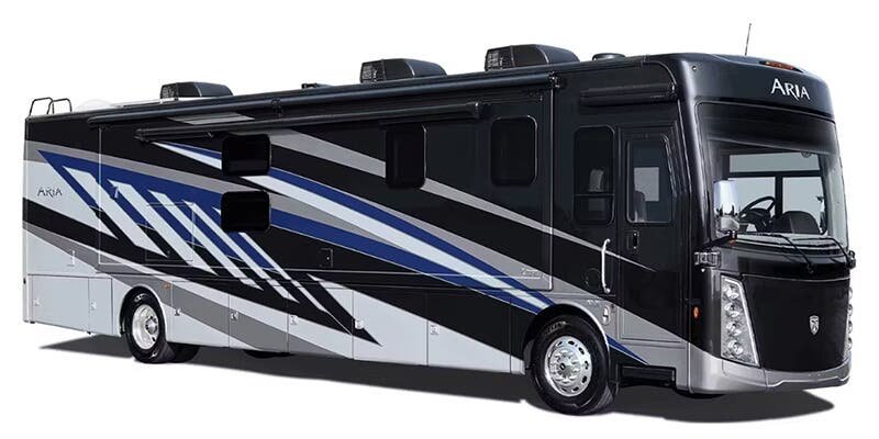 2026 Thor Motor Coach Aria — front three-quarter view