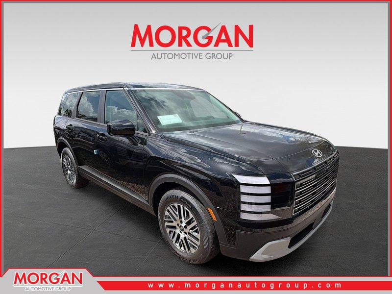 2026 Hyundai PALISADE SE in Abyss Black Pearl — front three-quarter view
