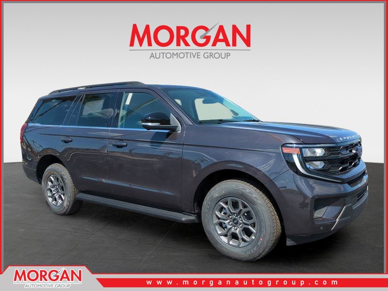 2026 Ford Expedition Active in Gray — front three-quarter view