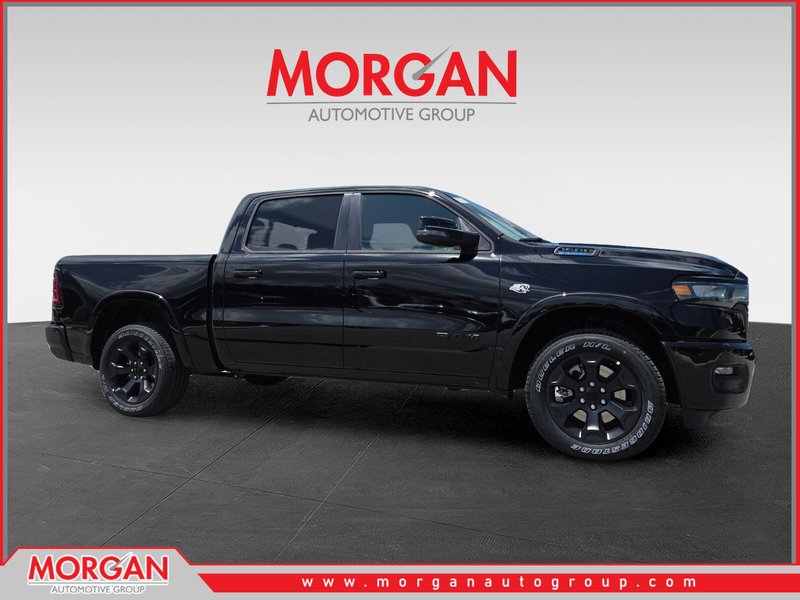 2026 Ram 1500 Big Horn/Lone Star in Black — front three-quarter view