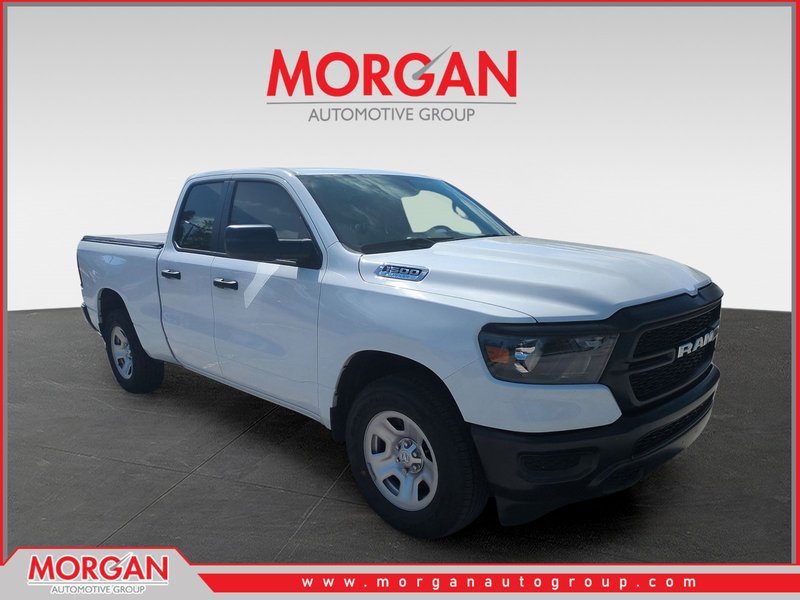 2024 Ram 1500 Tradesman in White — front three-quarter view