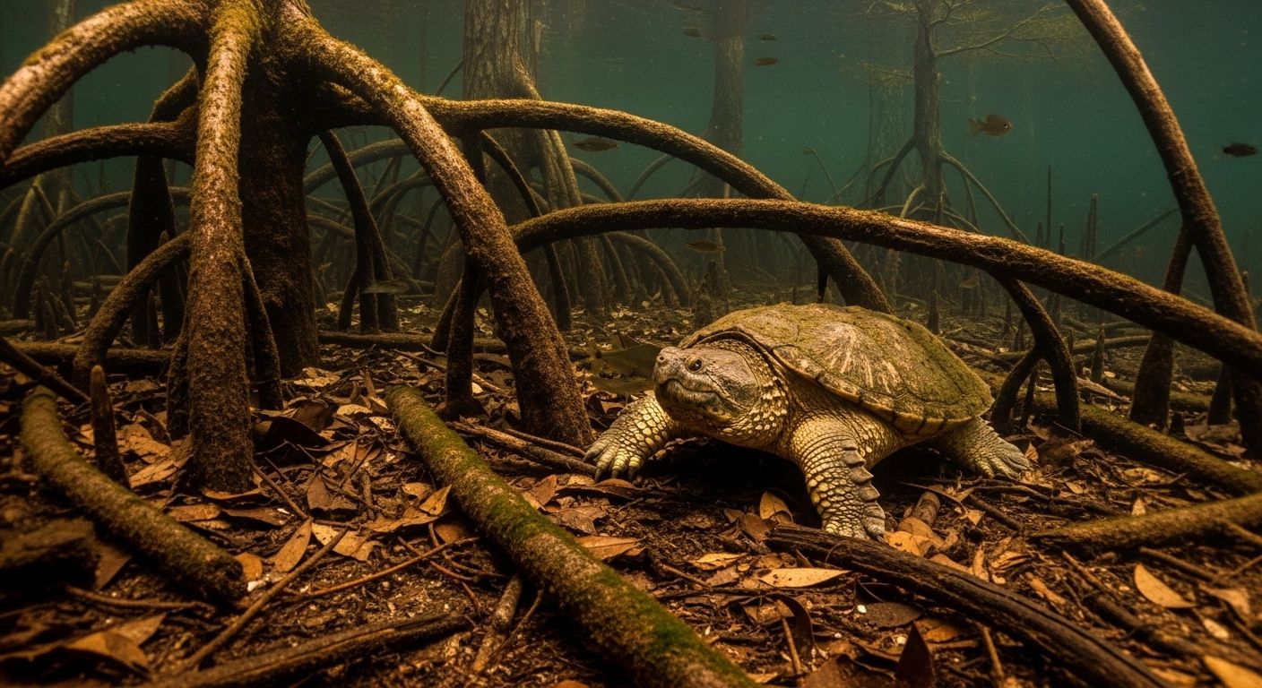 Alligator Snapping Turtle Habitat Monster Setup