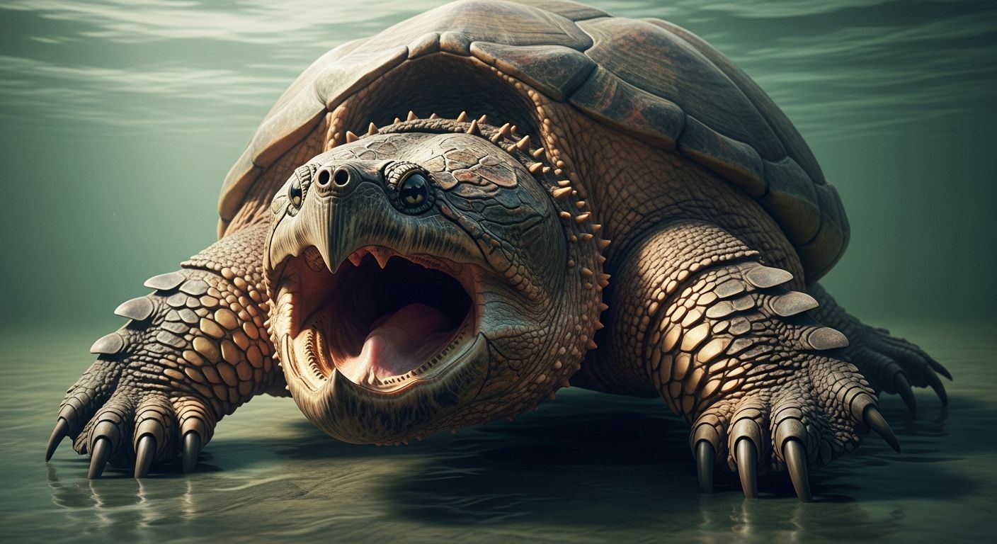 biggest common snapping turtle