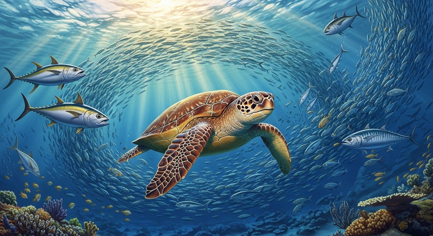 Biggest Leatherback Sea Turtle Rules Deep Waters