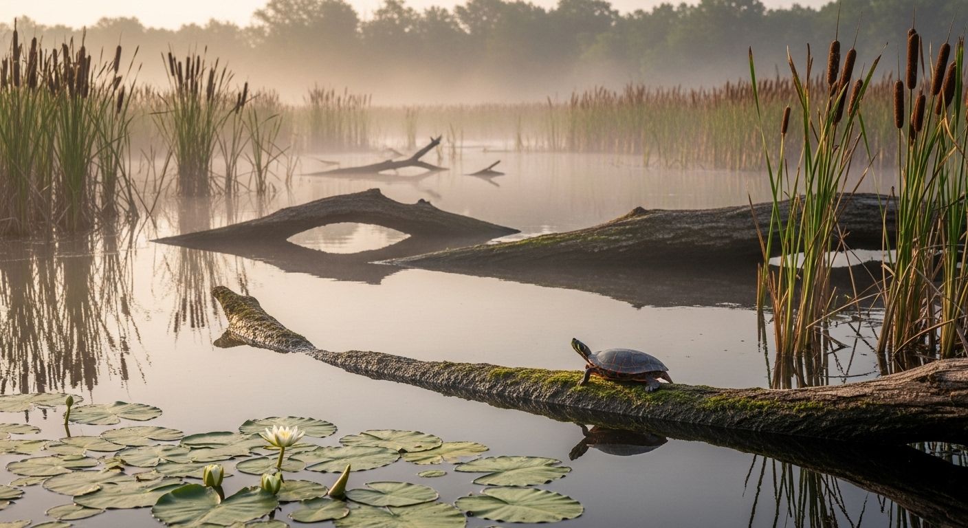 eastern painted turtle habitat