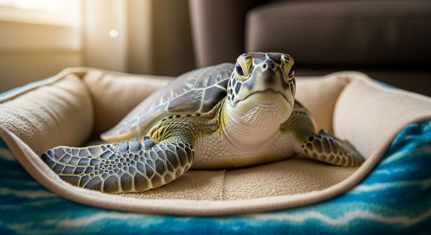 green sea turtle pet