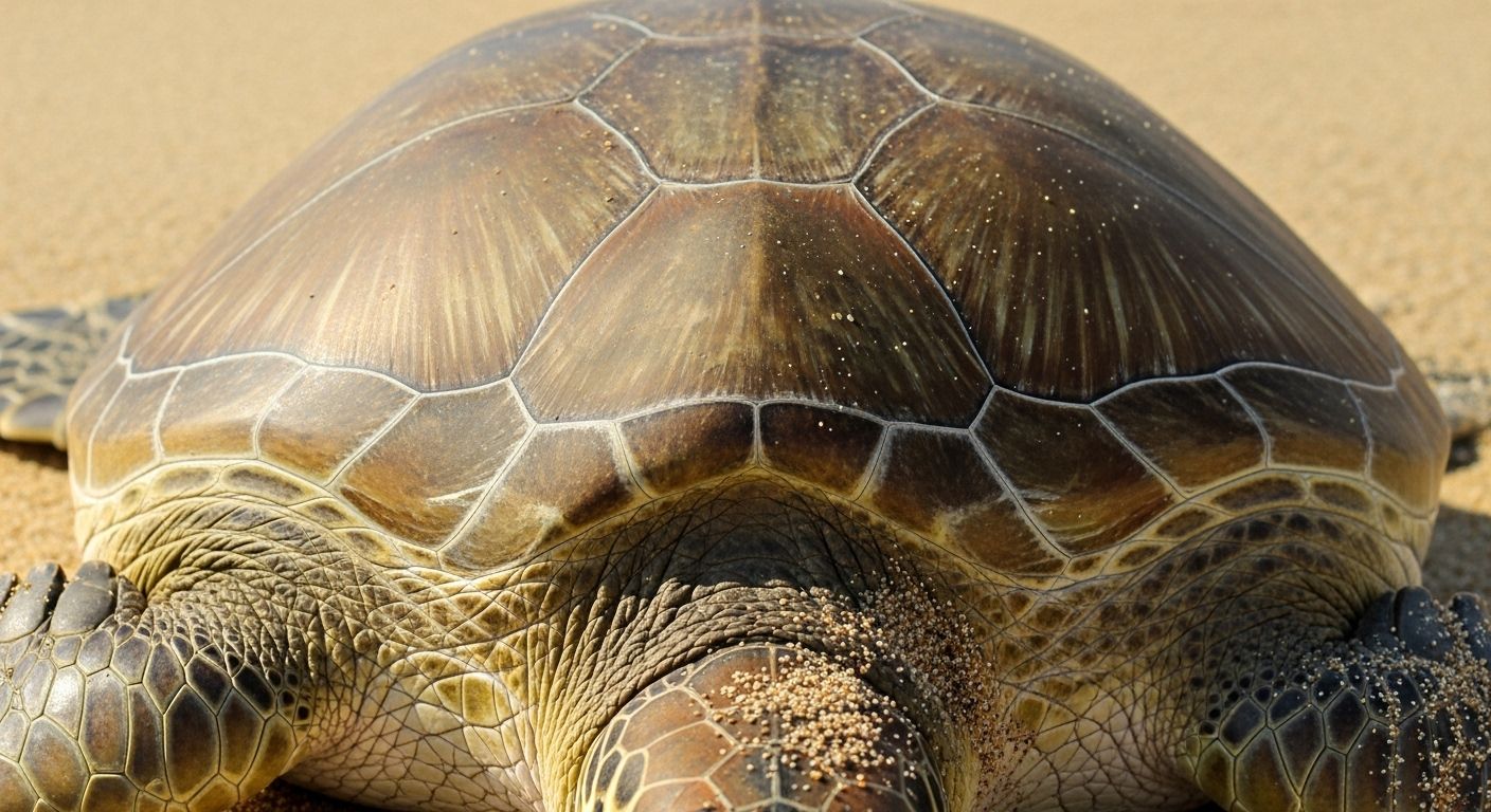 green sea turtle shells