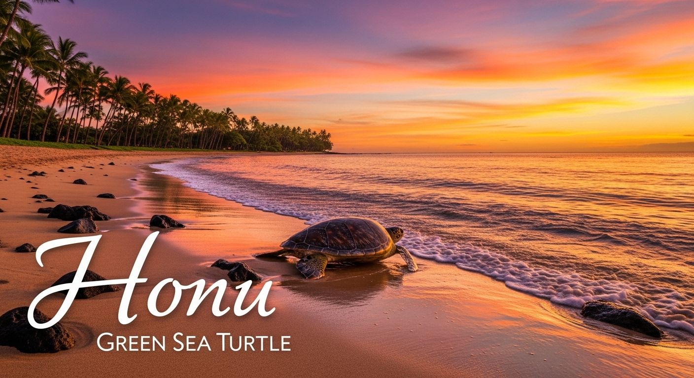 Hawaiian for Sea Turtle Honors Sacred Ocean Guardians