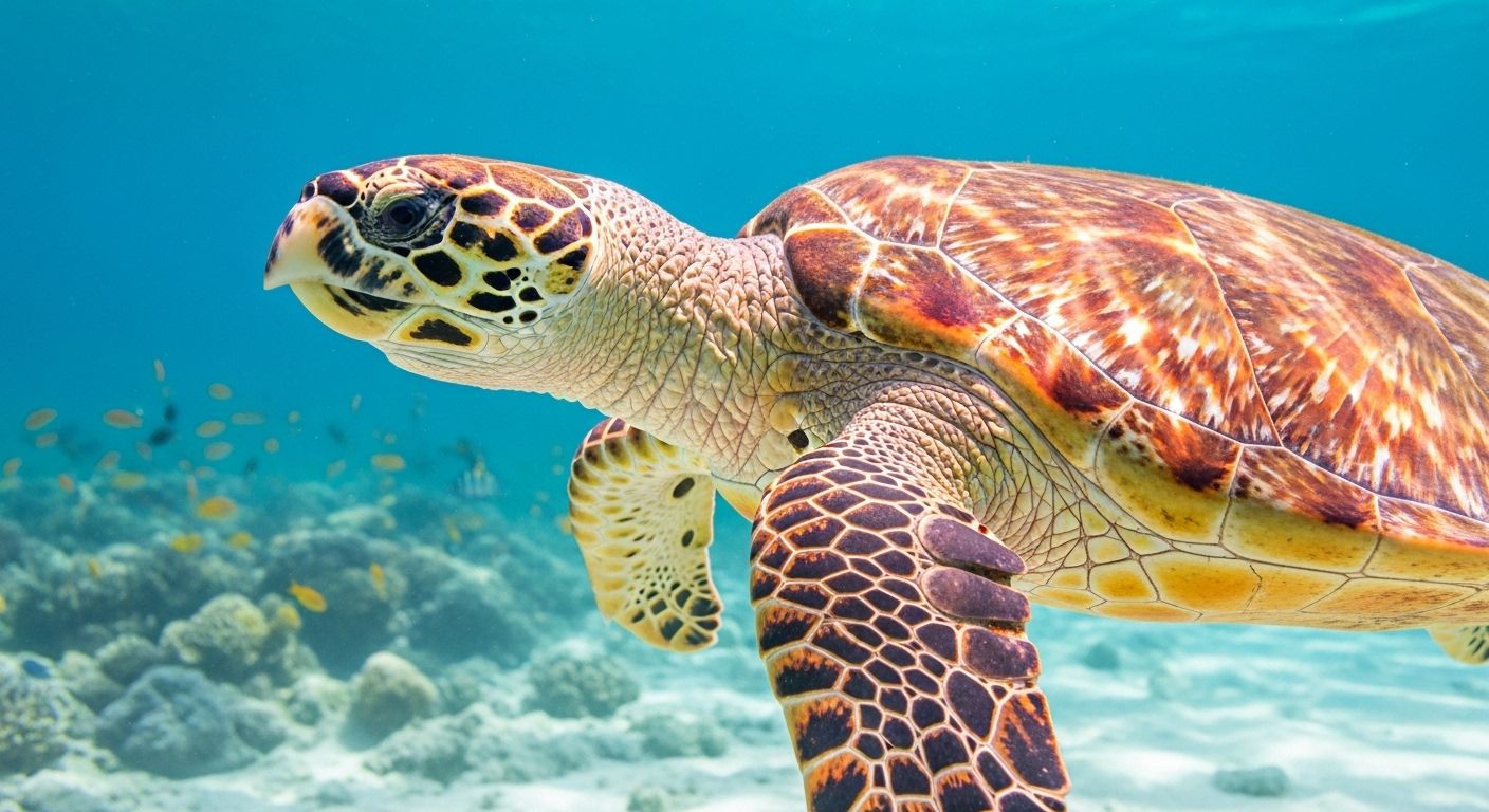 hawksbill sea turtle description