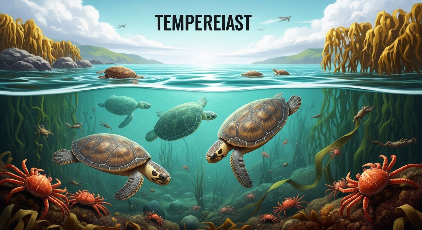 Loggerhead Turtle Habitat Thrives in Coastal Zones