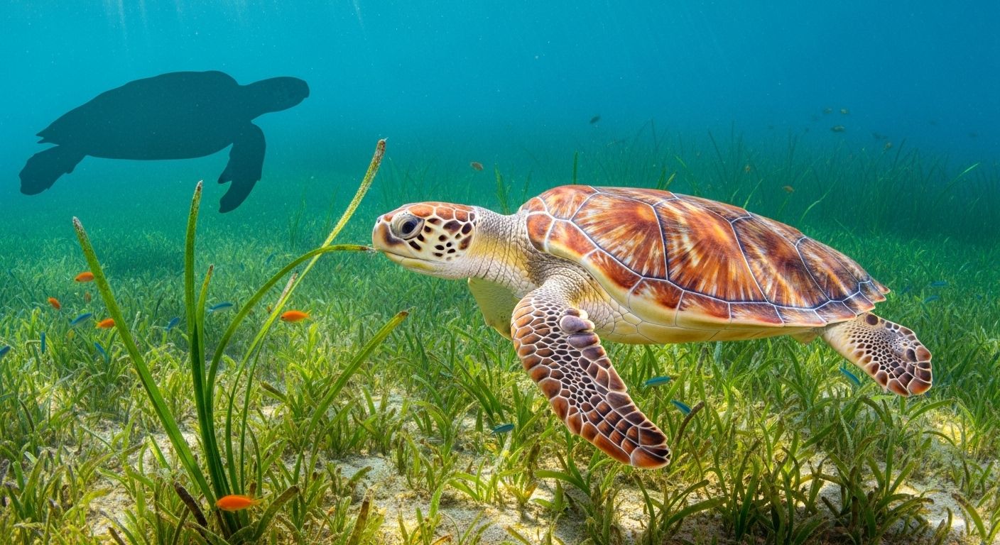 Loggerhead Turtle Size Stuns with Coastal Power