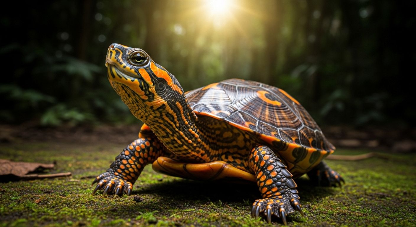 orange spotted turtle