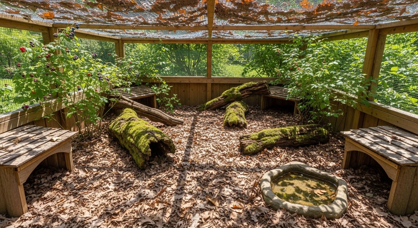 outdoor box turtle habitat