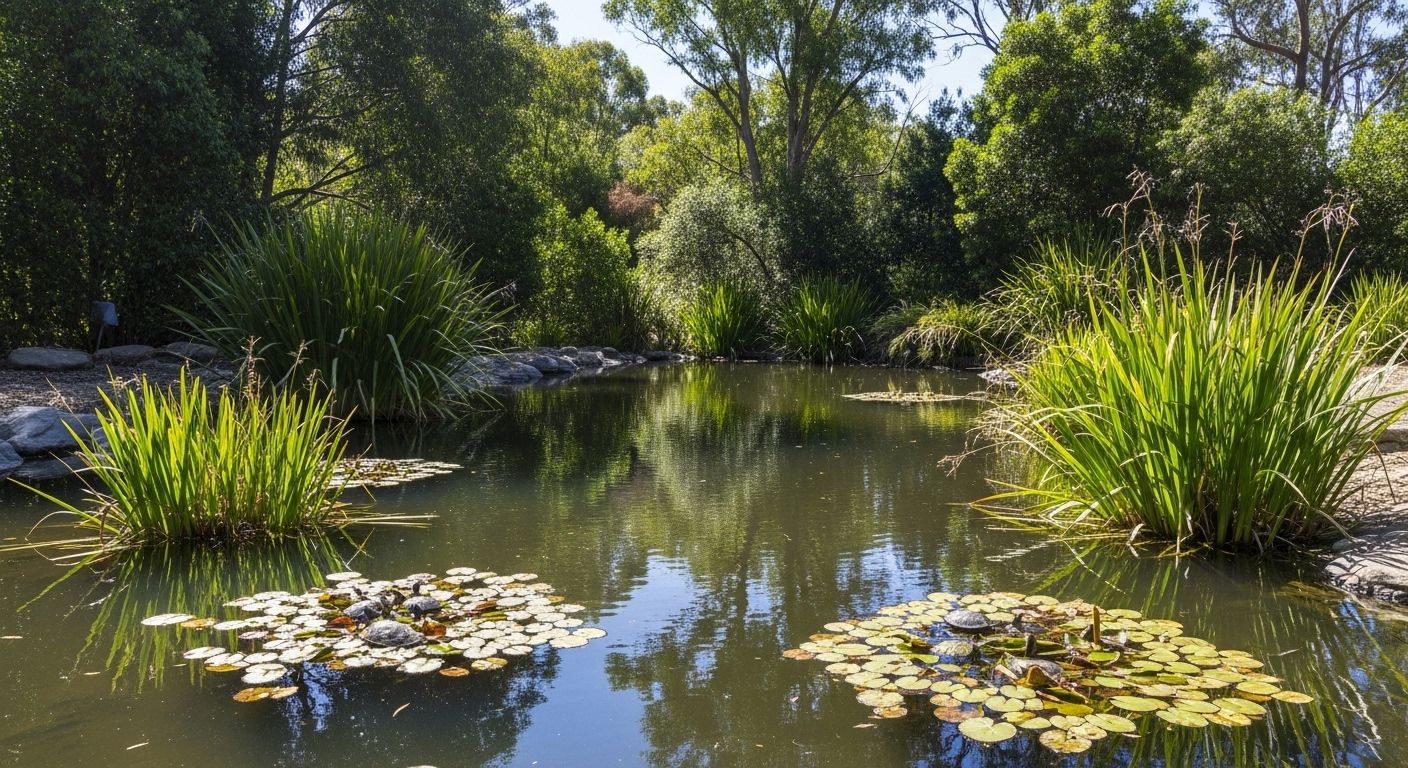 outdoor pond for turtles