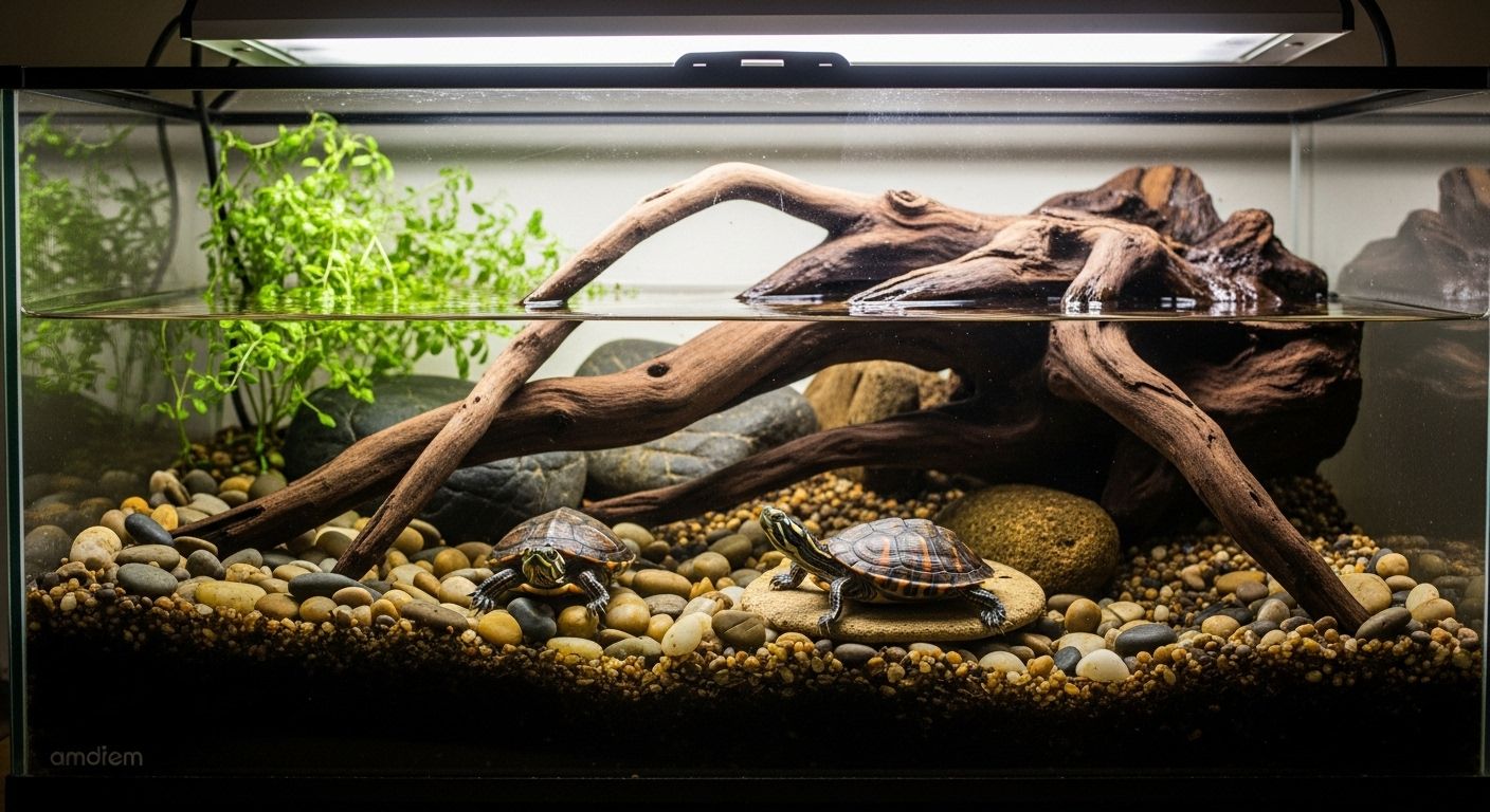 painted turtle terrarium