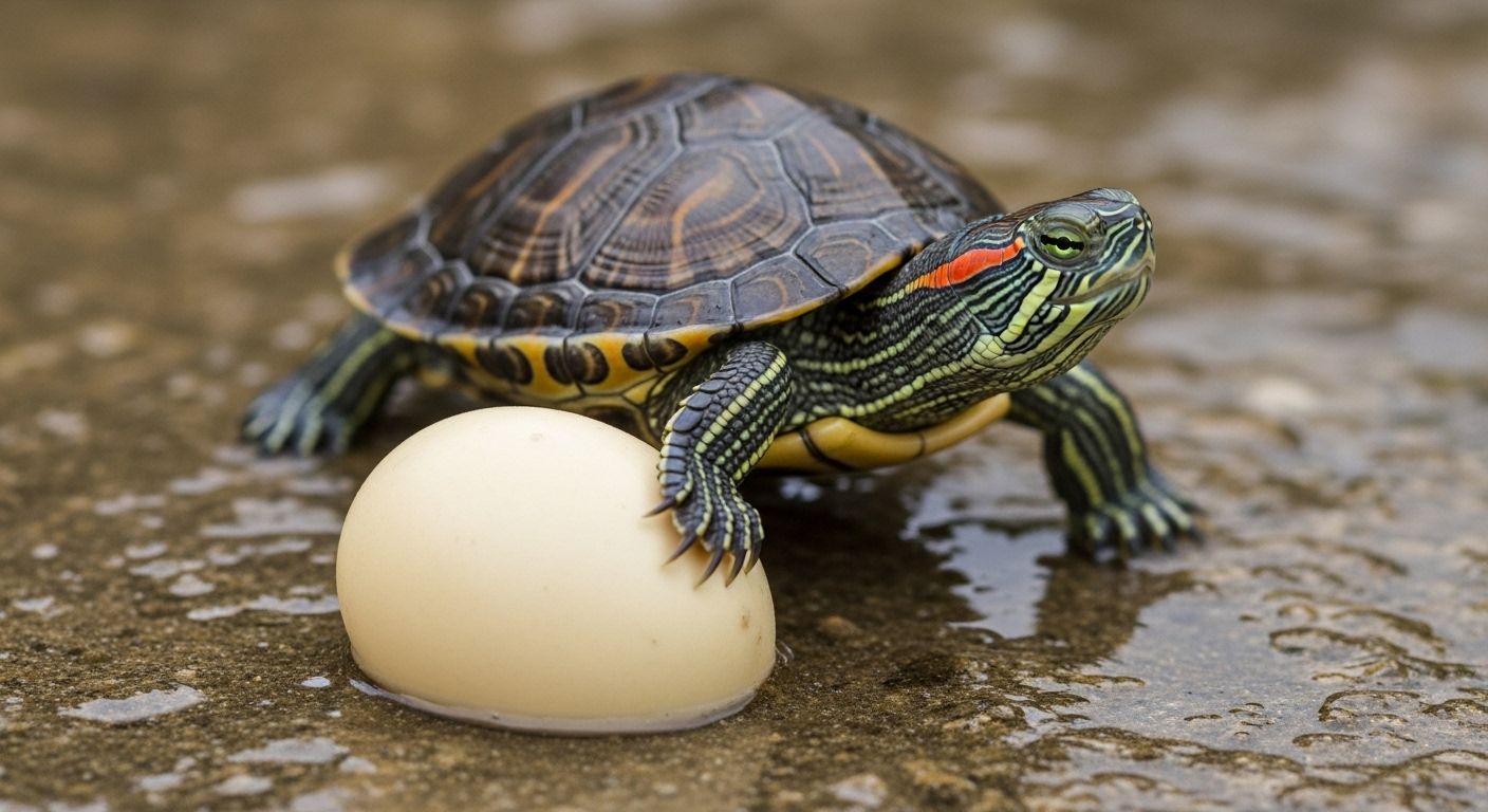 red eared slider turtle egg