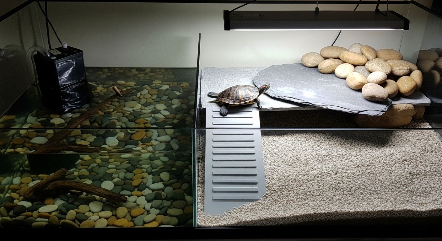 red eared slider turtle enclosure