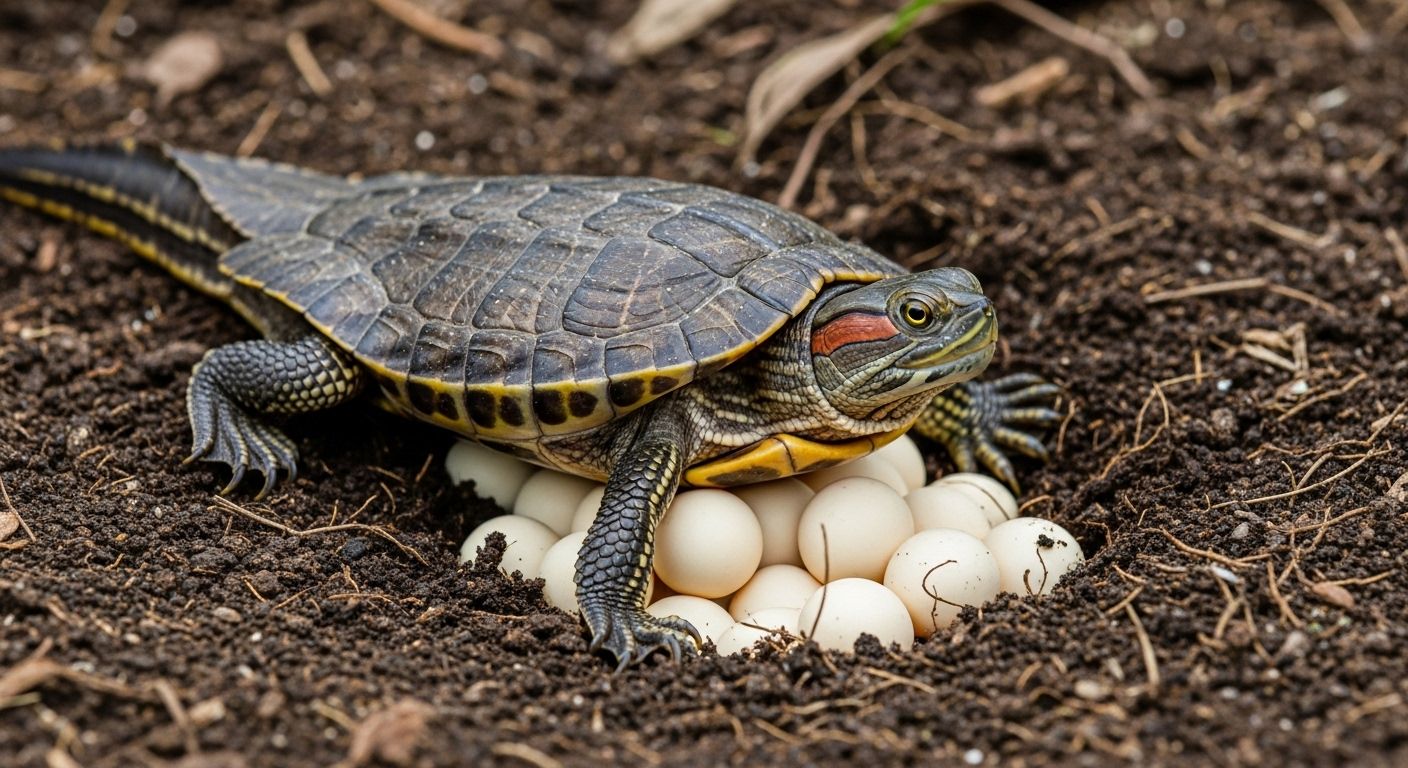 red slider turtle eggs