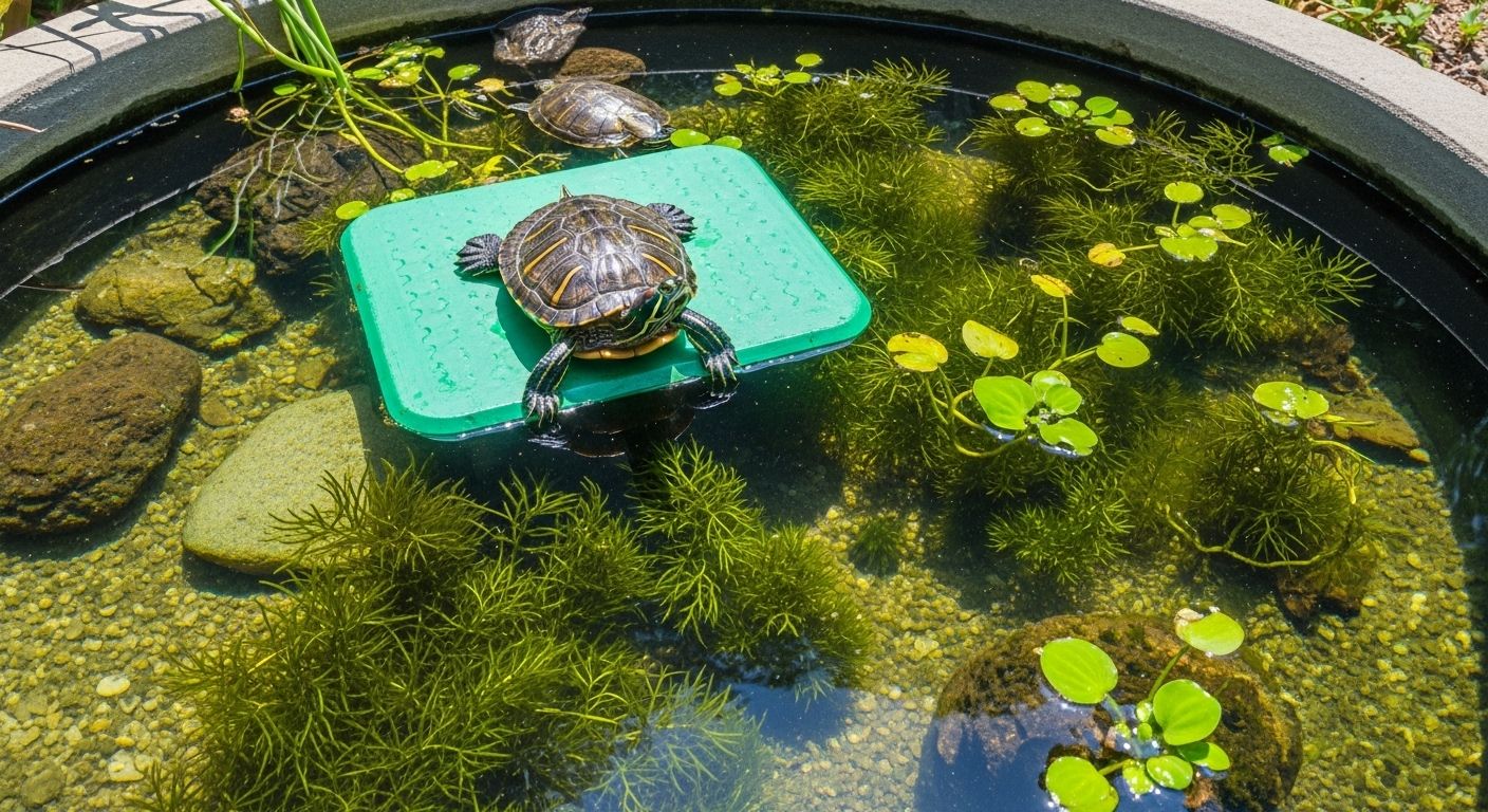 red slider turtle habitat