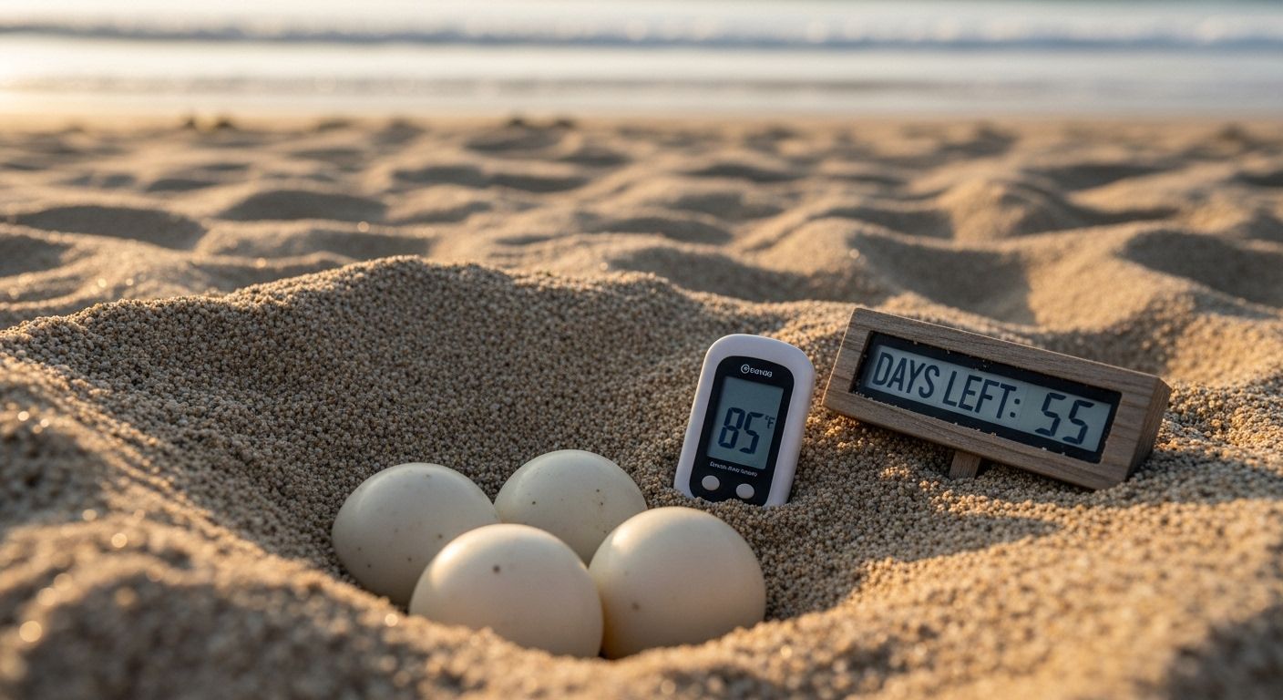 sea turtle eggs to hatch