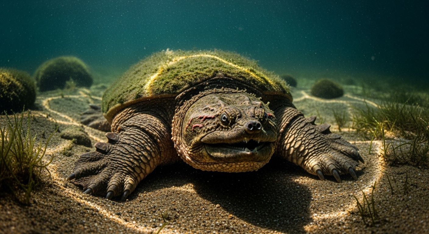 Softshell Snapping Turtle Hybrid Monster