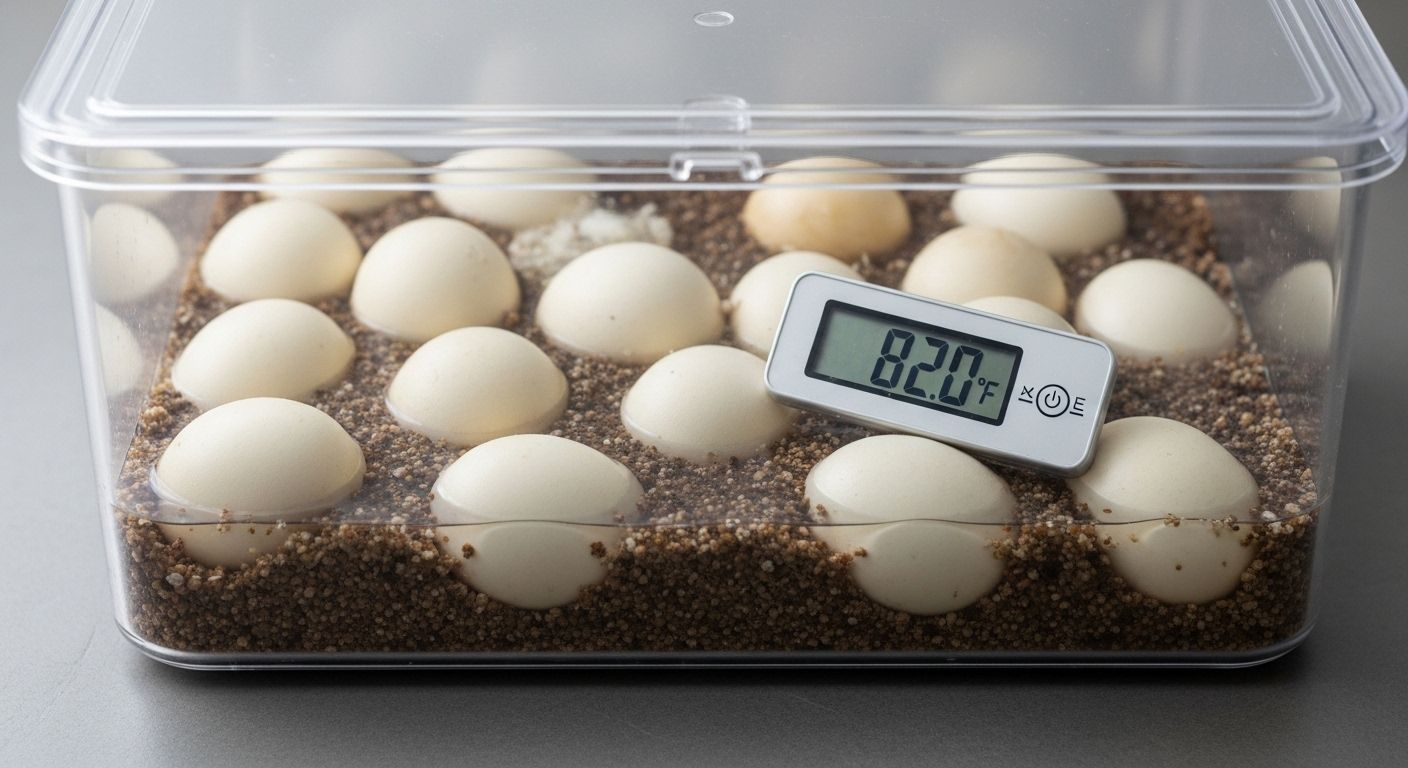 Turtle Eggs for Hatching Spark Life in Incubators