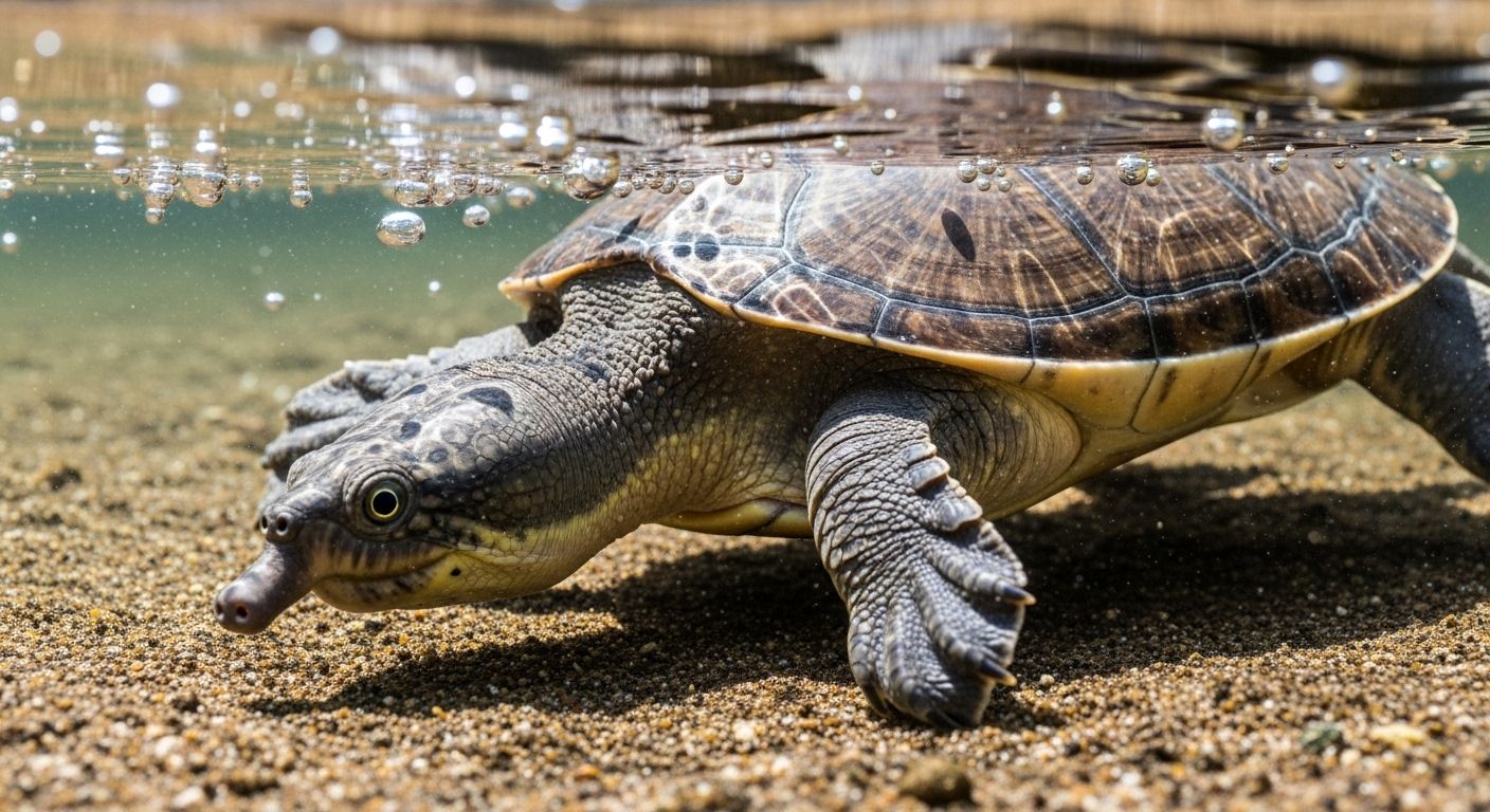 Turtle With Snout Pig Nose Weird